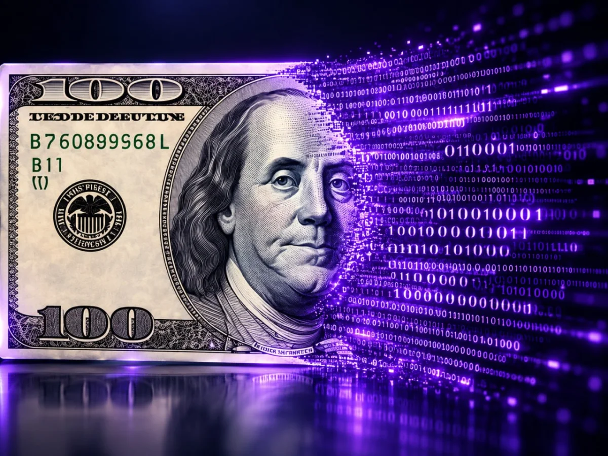 Conceptual image representing interest-bearing tokenized bank deposits